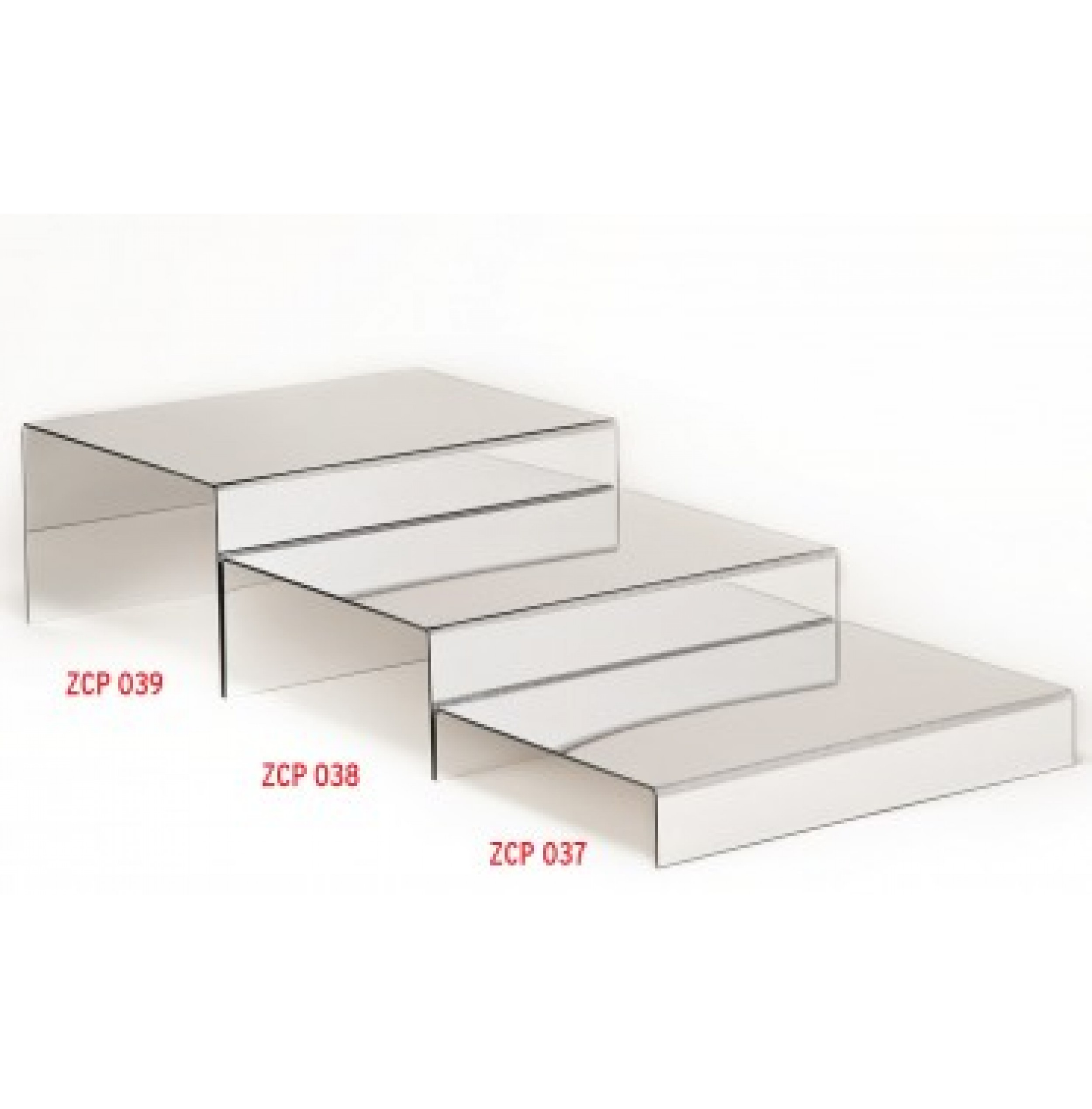 AYNALI TEŞHİR STANDI 26 X 35 X H: 15 Cm